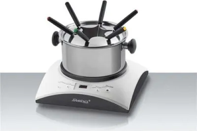 Image de Steba IK11 Fondue à induction + Wok acier inoxydable