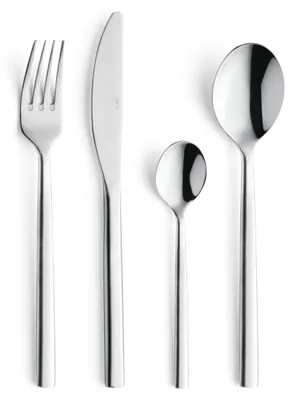 Tafelbesteckset 24-teilig, Edelstahl 18/0, glänzend, spülmaschinengeeignet