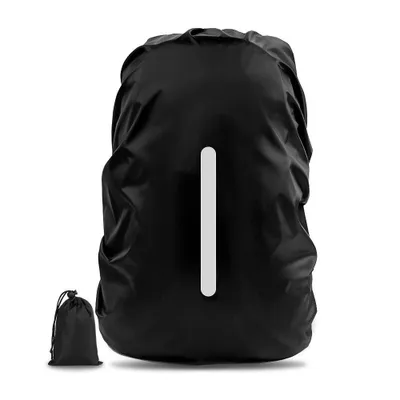 Produktbild von AVANA kryt do dažďa na batohy (26-40L) nepremokavý kryt do dažďa na školskú tašku na batoh reflexný kryt na batoh čierny - veľkosť M