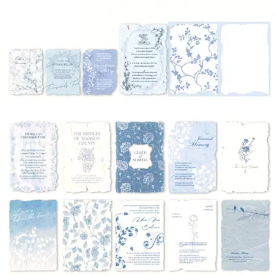 Obrázek produktu pro Sada papírů pro scrapbook (30 listů, vintage květinový motiv)