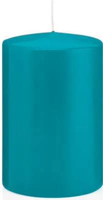 Produktbild von Stumpenkerzen in RAL-Qualität Azurblau Ø 38 x 60 mm, 24 Stück