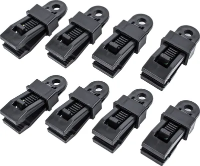 Produktbild von ProPlus 8er Set Vorzeltteppich Clips Kunststoff feststellbar für Wohnwagen