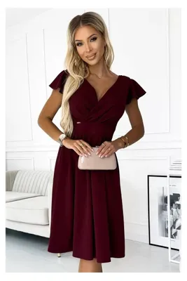 Produktbild von Kleid NUMOCO MATILDE 425-4 ROT Größe: S