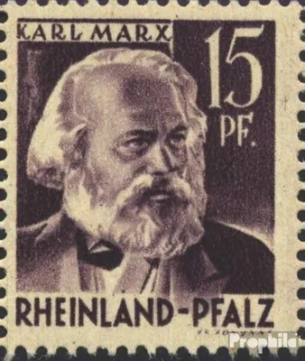 Produktbild von Briefmarken Franz. Zone-Rheinland Pfalz 1947 Mi 5VII, Punkt über A in RHEINLAND (Feld 81) postfrisch Freimarke