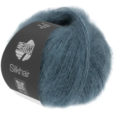 Produktbild von Lana Grossa - Silkhair 0202 rauchblau