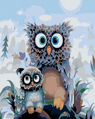 Image de Zuty - Peinture diamant - SOVIČKY, 40x50 cm, sans cadre et sans tension de la toile