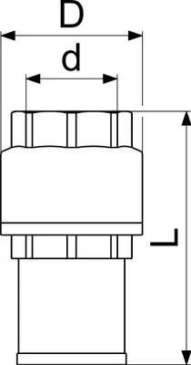 Obrázok produktu pre Js Fussventil,System York,M.feder Und Niro-Saugkorb,1/2",Messing