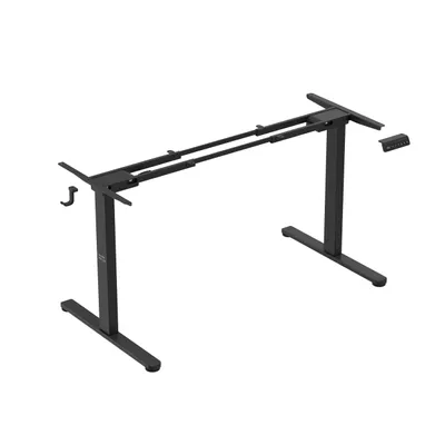 Image de MARK ADLER Xeno 4.5 Black | Support de bureau réglable en hauteur Piétement de table réglable électriquement | Supports de pieds réglables | Noir
