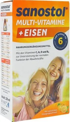 Obrázok produktu pre Sanostol plus Eisen Saft 230 ml