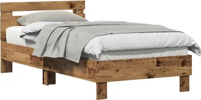 Produktbild von vidaXL Bettrahmen Altholz 193 x 95 x 88 cm Holzwerkstoff