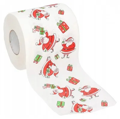 Produktbild von Toilettenpapier mit Weihnachtsmotiv, 2-lagig