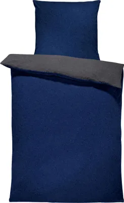 Produktbild von Winter Bettwäsche Doubleface Uni Wende kuschelig flauschig warm weich Fleece