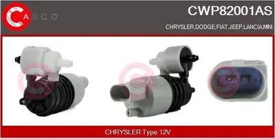 Produktbild von CASCO Waschwasserpumpe für MINI Schrägheck (R50, R53) CWP82001AS