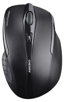 Produktbild von MW 3000 Kabellose Ergonomische Maus für Rechtshänder Schwarz 106 x 68 x 39 mm Single