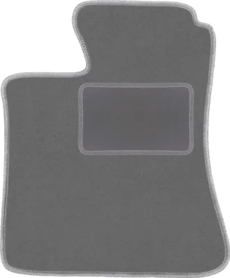 Produktbild von Fahrerfußmatte Velours graphit passend für Volvo 440 / 460 (1988-1996, Limousine) – mit Befestigungen – passgenau