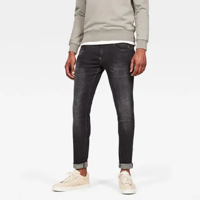 Produktbild von G-Star Revend Skinny Herren Jeans, Größen:32W / 34L, Farbe:Schwarz