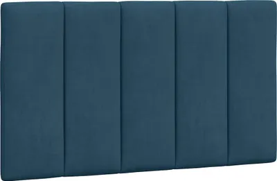 Produktbild von vidaXL Kopfteil-Kissen "Hanko" Blau 90 cm Samt