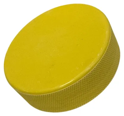 Produktbild von Eishockey Spielerpuck Standardgröße Gelb