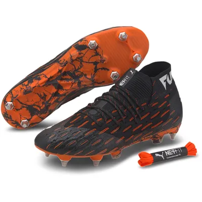 Produktbild von PUMA FUTURE 6.1 NETFIT MxSG Fußballschuhe puma black/puma white/shocking orange 46.5