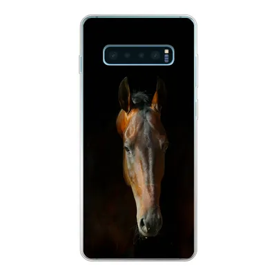 Produktbild von MuchoWow® Handyhülle Schutzhülle Hülle für Samsung Galaxy S10 Lite Pferde - Tiere - Braun Silikon Softcase Handy Hülle - Schutz