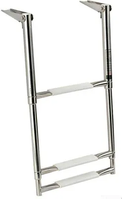 Produktbild von Teleskopbadeleiter, breit AISI316 3-stufig , 1 Stück