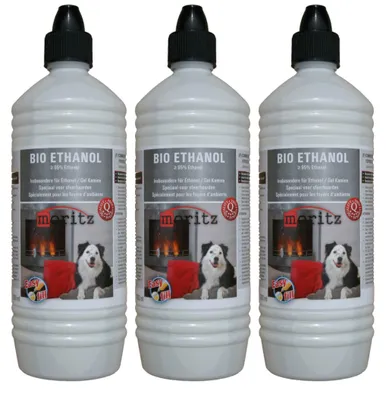 Produktbild von 3 liter Moritz  Ethanol >95% für Ethanolkamine Gelkamine Rückstandslose Verb