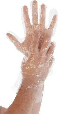 Produktbild von Hygostar LDPE-Handschuhe Polyclassic Strong geblockt | 100 Stück : L Größe: L