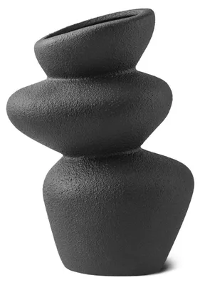 Immagine prodotto di Vaso Steinturm, Vetroceramica opaca, nero, circa 20 cm