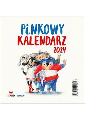 Productafbeelding van Pinkowy kalendarz 2024 - Urszula Młodnicka, Agnieszka Waligóra (Kalender)