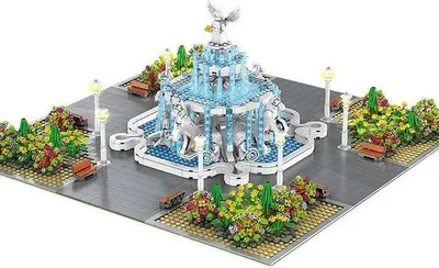 Produktbild von Mould King 16003 Engelsquadrat mit Lichtziegeln Klemmbausteine 2960+pcs Spielzeug Bausatz-NEU
