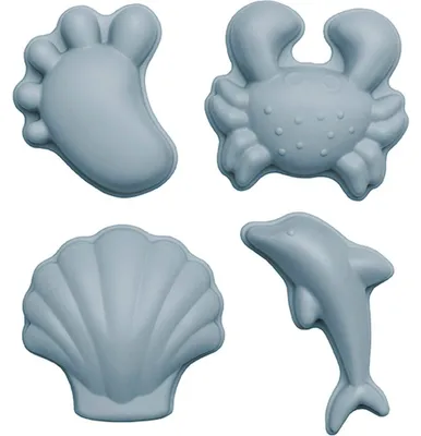 Image de SCRUNCH Moules à sable bleu canard