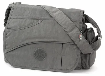 Image de Bag Street Sac à main pour femme Sac en nylon gris 32x13x20 OTJ214K
