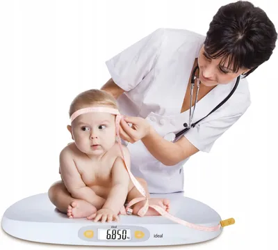 Zdjęcie produktu dla Waga Elektroniczna Dla Niemowląt Dzieci Dokładna Aplikacja Miara Do 25 Kg