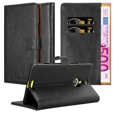 Image de Cadorabo Housse pour Nokia Lumia 1520 Housse en noir Housse Book pour téléphone portable Case Etui Luxury