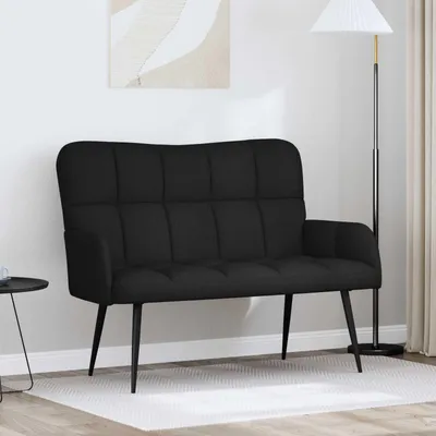 Produktbild von PUEAZU 2-Sitzer Sofa Schwarz 115 x 61 x 87 cm Stoff - Klassische Sofas &33524