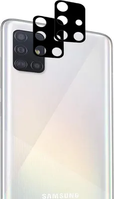 Immagine prodotto di Protezione della fotocamera per Samsung Galaxy A51 [2 pezzi] Pellicola di protezione della fotocamera Pellicola trasparente in vetro temperato Pellicola di protezione contro i graffi dell'obiettivo posteriore Protezione dell'obiettivo Phonillico®