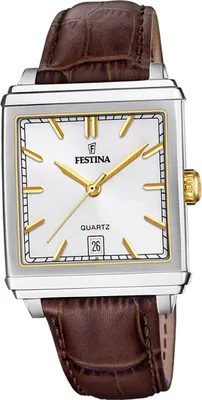 Zdjęcie produktu dla Skórzany zegarek męski Festina brązowy Fashion D2UF20681/4