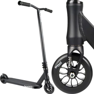 Productafbeelding van Chilli Pro Scooter Grim Reaper, Geschikt voor volwassenen, Stuntscooter, Geschikt voor elk geslacht, Voor gebruik op asfalt, 2 wielen, Zwart