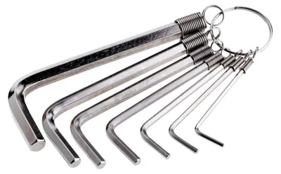 Productafbeelding van Complete set van zeskantige sleutels (8) van SW2 tot SW11, model 110592, merk CIMCO