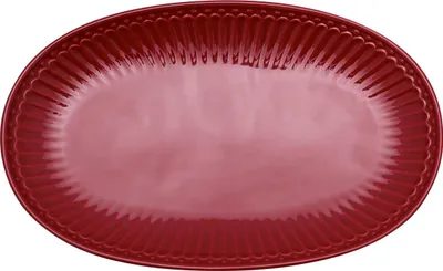 Zdjęcie produktu dla Porcelanowy talerz do serwowania Alice Claret Red