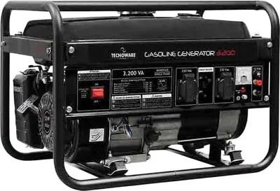 Produktbild von Tecnoware FGE3200M, 2200 W, 230 V, 15 l, Benzin, Elektronisch, 3,2 kVA