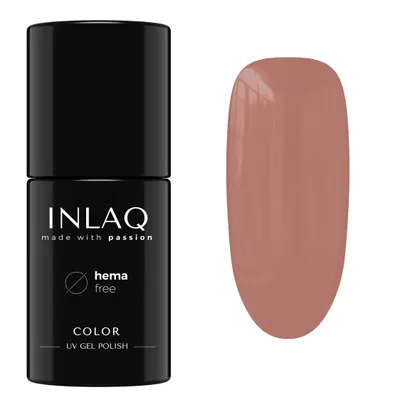 Zdjęcie produktu dla INLAQ Lakier Hybrydowy Nude 6ml HEMA Free