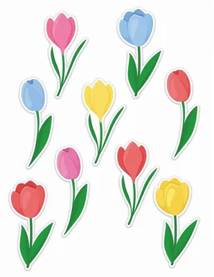 Produktbild von Frühling Fensterdekorationen - Tulpen 01 9St