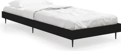 Obrázok produktu pre vidaXL Posteľný rošt čierny 75x190 cm Drevo Materiál