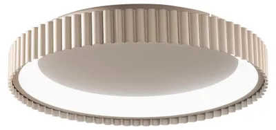 Imagen del producto de FANEUROPE, lámpara de techo LED Nike (dorada, metal), 30 W, 4380 lúmenes, ajuste de temperatura de color (CCT) de 2700 / 3200 / 4000 K, diámetro 39 x 5 cm