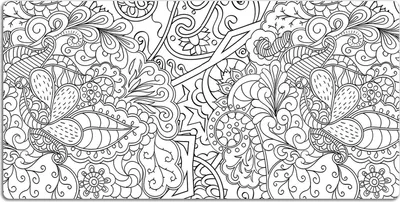 Produktbild von Schreibtischmatte Tischunterlage 120x60 cm Mauspad - Abstraktes Muster