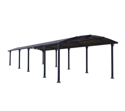 Produktbild von Palram - Canopia Aluminium Carport Arcadia 10600 Anthrazit 1072x359x242 cm