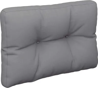 Immagine prodotto di vidaXL Cuscino Pallet grigio 60x40x12 cm tessuto