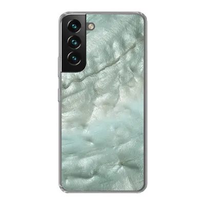 Produktbild von MuchoWow® Handyhülle Schutzhülle Hülle für Samsung Galaxy S22 Natursteine - Grün - Perlmutt Silikon Softcase Handy Hülle - Mobiltelefonhülle