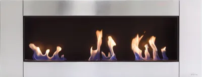 Produktbild von Purline 21697, Freistehende Feuerstelle, Geschlossen, Ethanol, Schwarz, Silber, Drinnen, Horizontal